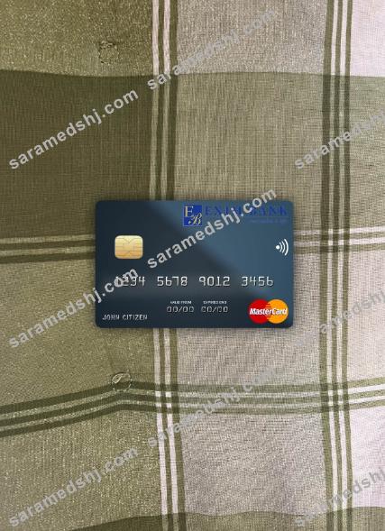 Djibouti Exim Bank mastercard photolook front